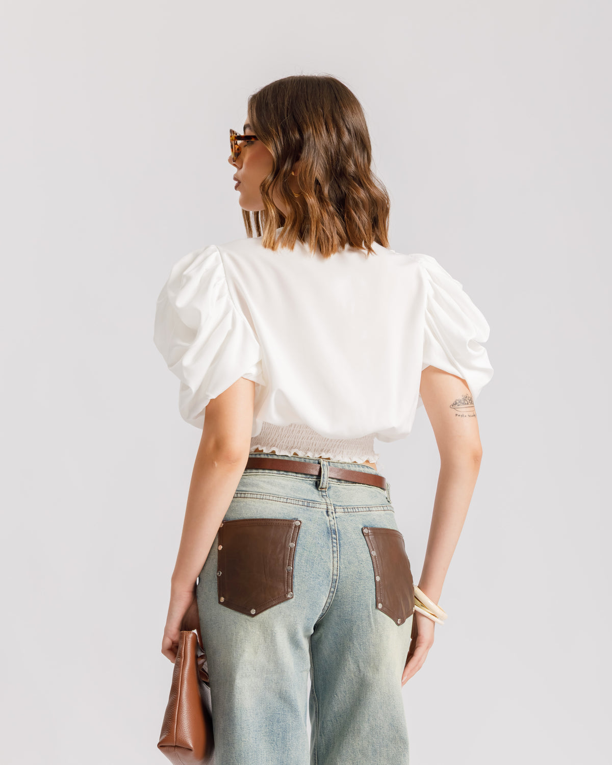 Blusa con rouches - 81021