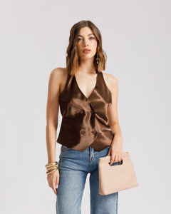 Gilet satin - R16130