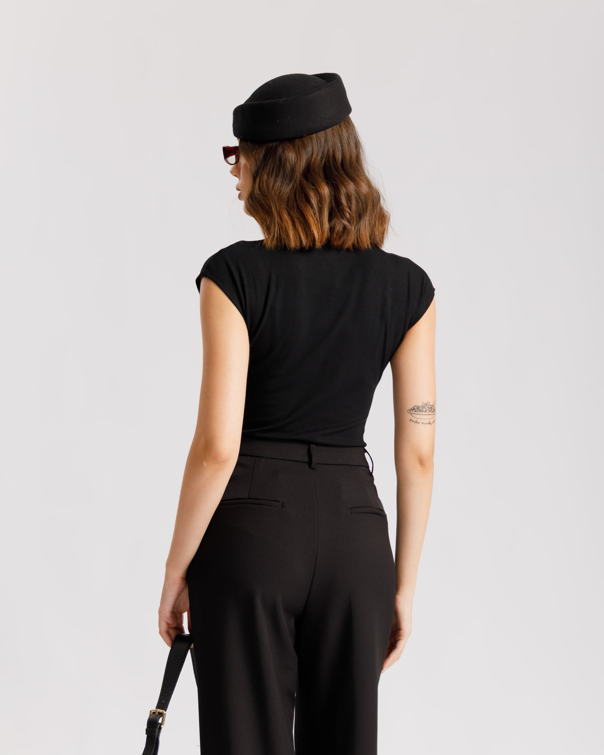 Maglia aderente con colletto - CHF8942