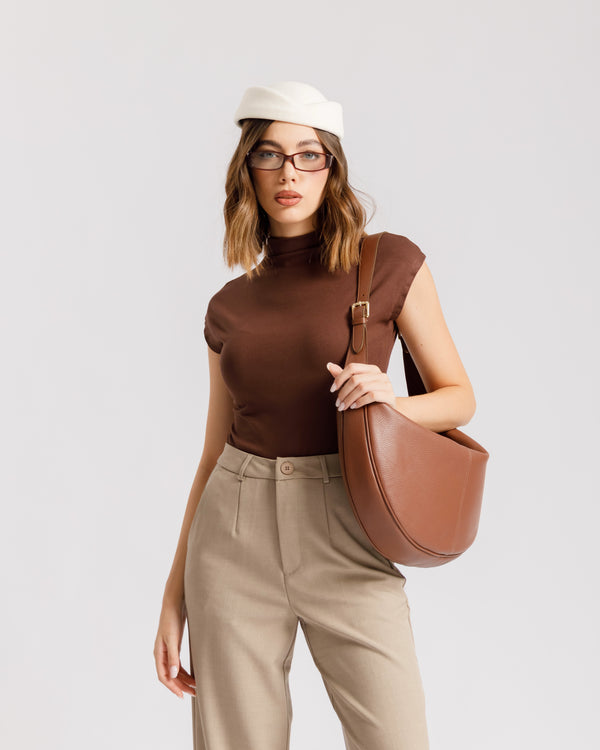 Maglia aderente con colletto - CHF8942