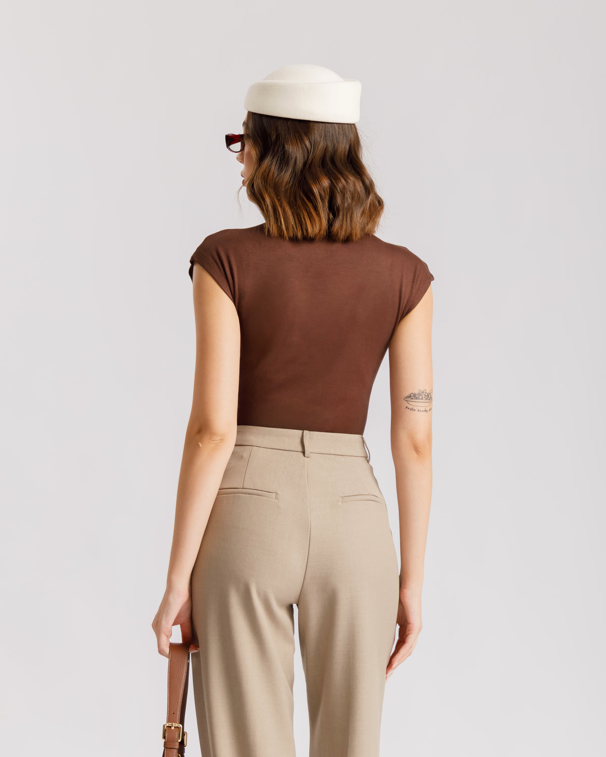 Maglia aderente con colletto - CHF8942