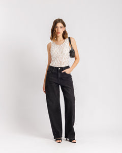 Body in pizzo con borchie - 3520