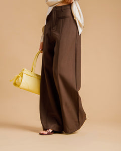 Pantaloni palazzo con taschini -  9727