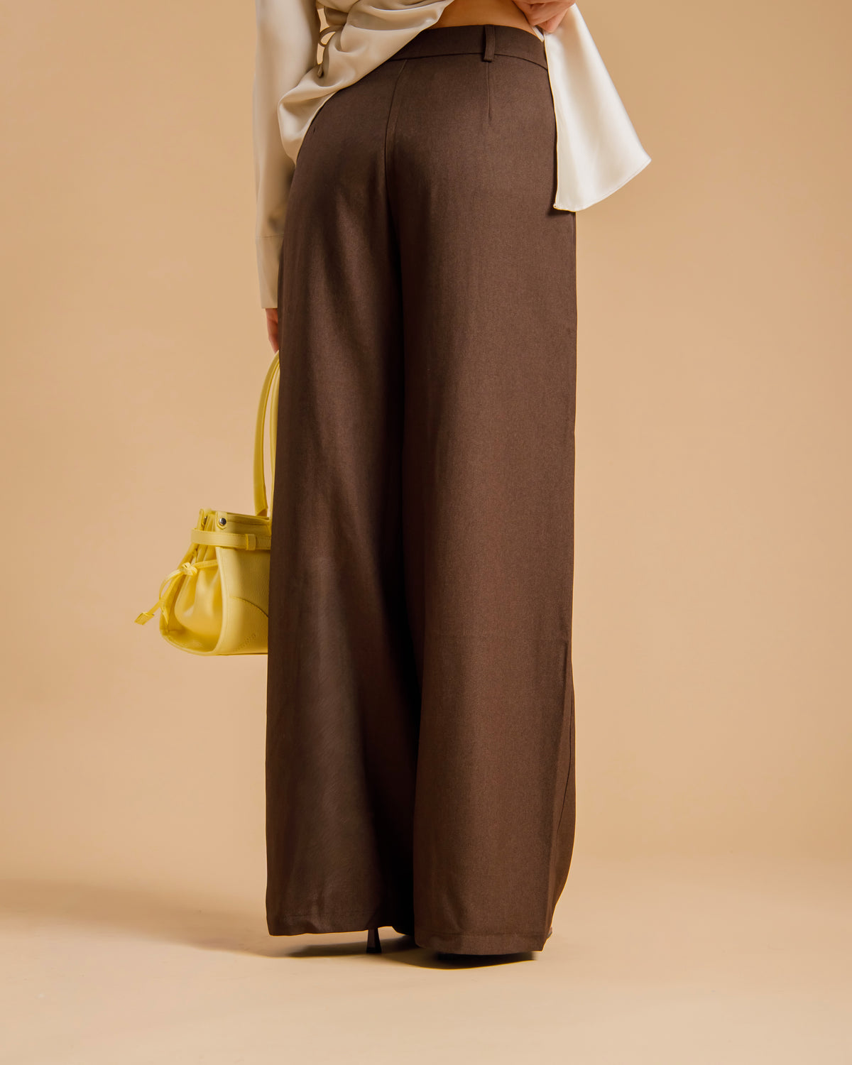 Pantaloni palazzo con taschini -  9727