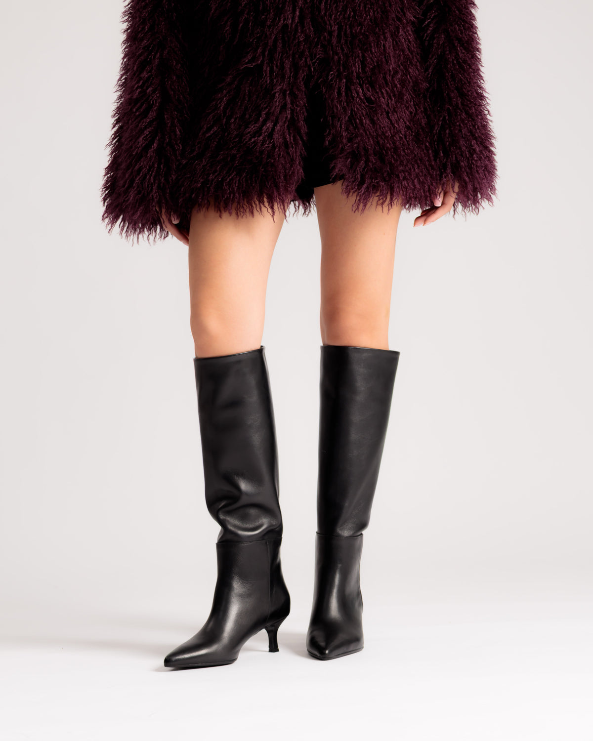 Stivali in pelle NERO  - LOVING 2662