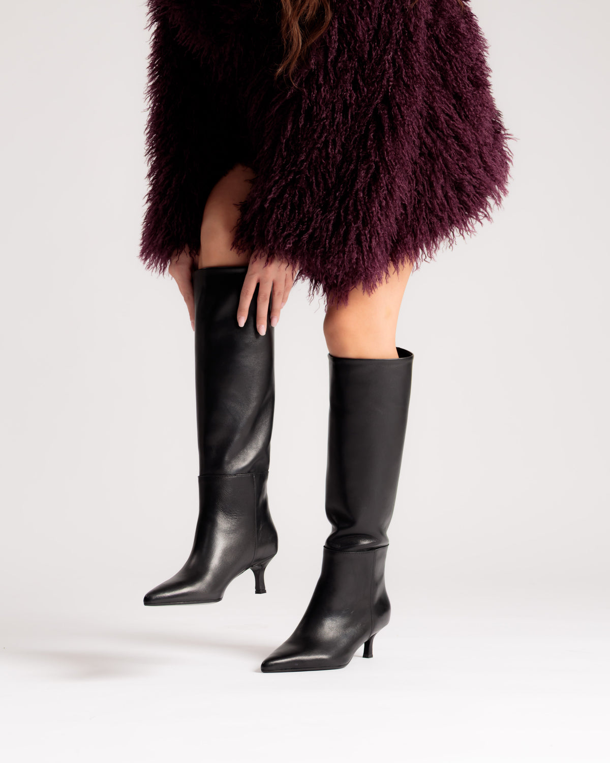 Stivali in pelle NERO  - LOVING 2662