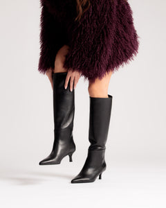 Stivali in pelle NERO  - LOVING 2662