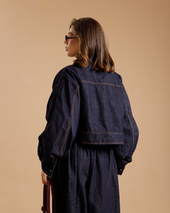 Giacca denim con colletto - 71632
