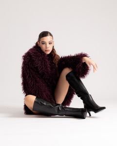 Stivali in pelle NERO  - LOVING 2662