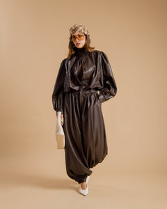 Coord-set in finta pelle - U71628