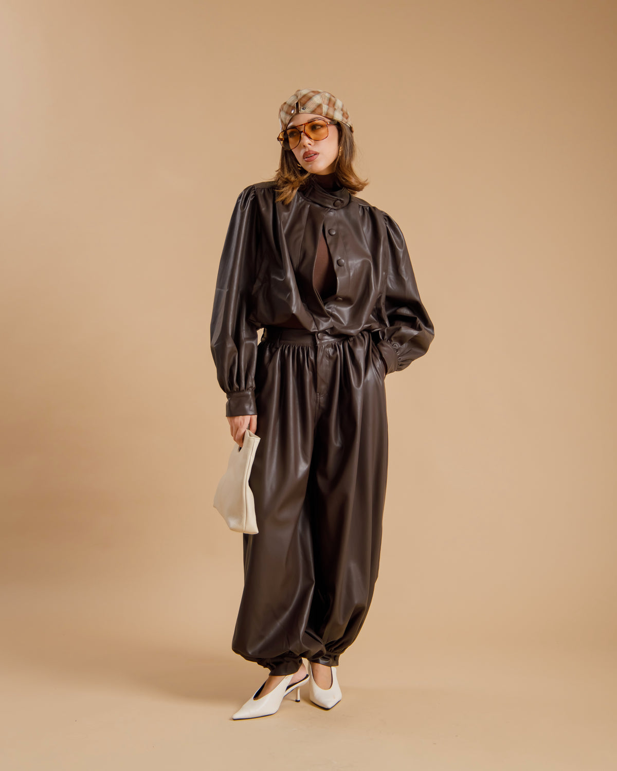 Coord-set in finta pelle - U71628