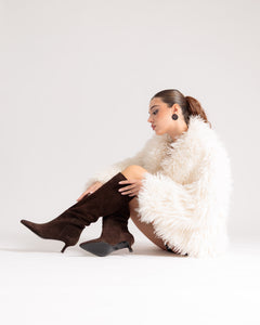 Stivali in suede TESTA DI MORO - LOVING 2662