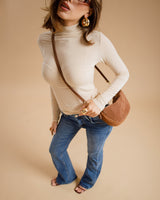 Maglia in viscosa con colletto  -  3705