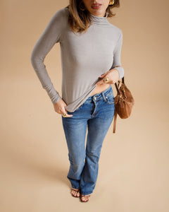 Maglia in viscosa con colletto  -  3705