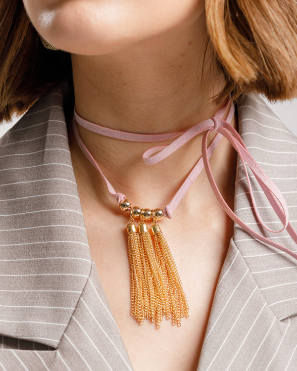 Collana in suede con pendenti - ECL2476EU