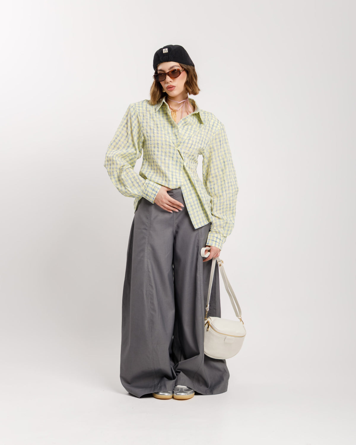 Pantaloni extra wide - P13629