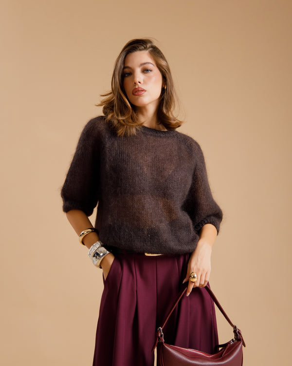 Maglione in lana mohair - AL002