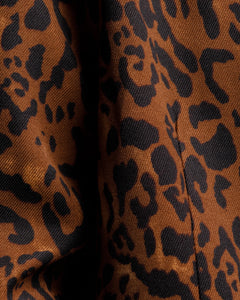 Blazer strutturato animalier - V5938
