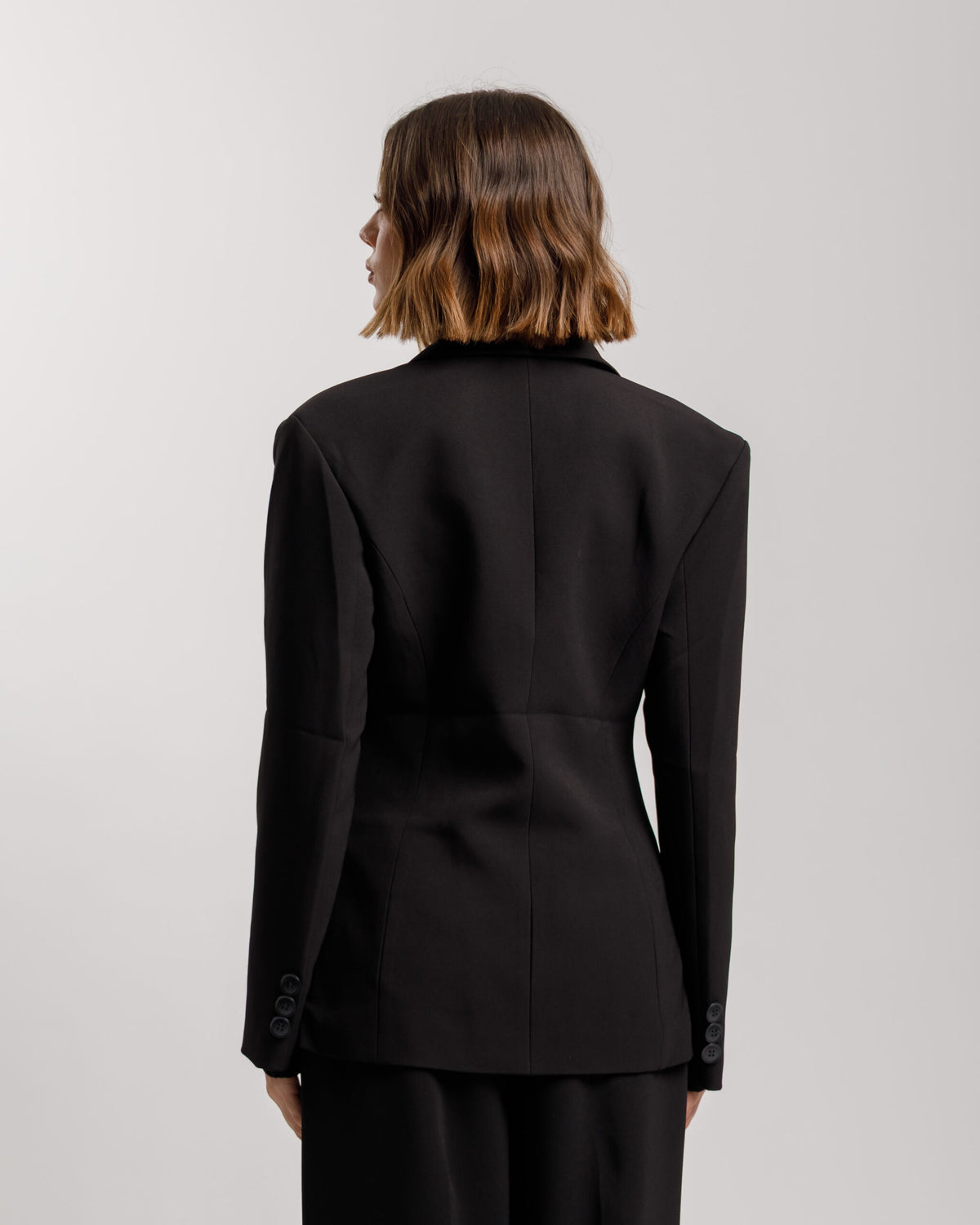 Blazer monopetto strutturato NERO  - 3182 slcT