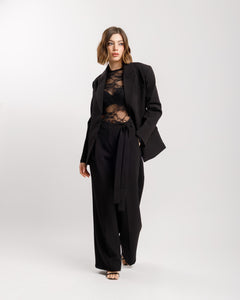 Blazer monopetto strutturato NERO  - 3182 slcT