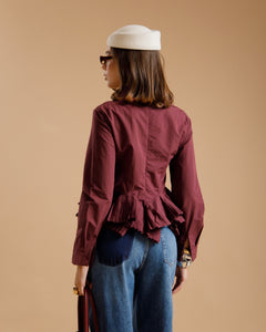 Camicia con orlo plissè - 22862