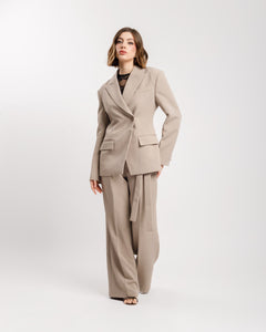 Blazer monopetto strutturato TORTORA - 3182 slcT