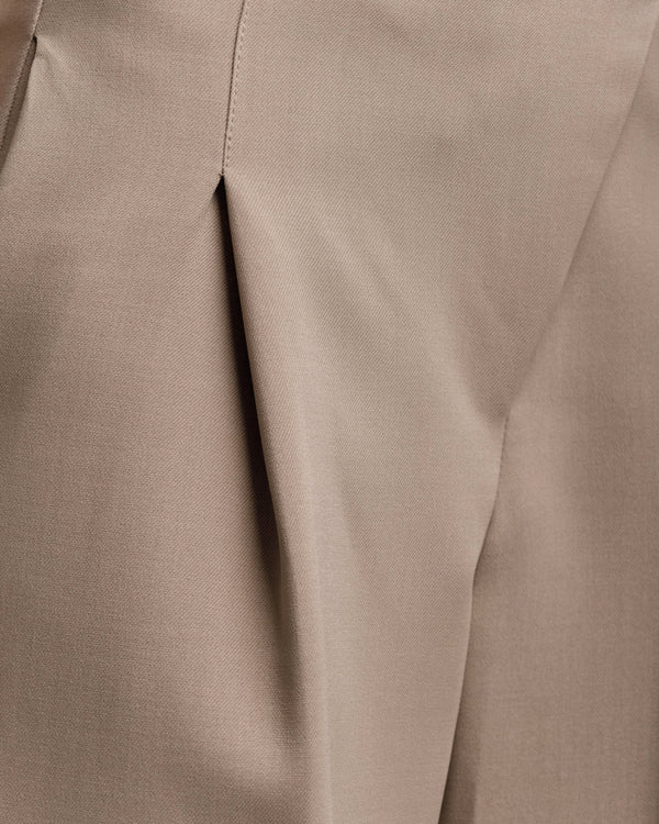 Pantaloni palazzo con fusciacca TORTORA - M778