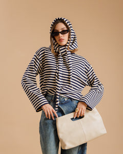 Maglia in viscosa con foulard - AO1706