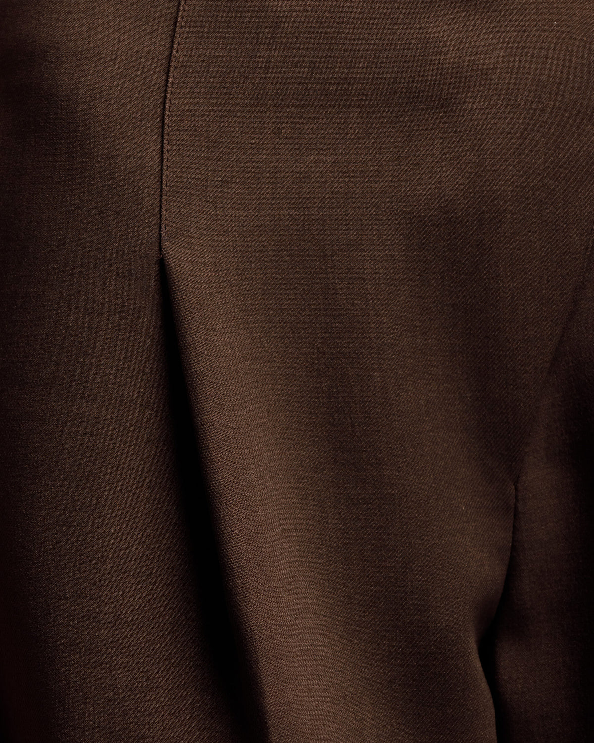 Pantaloni palazzo con fusciacca MARRONE - M778