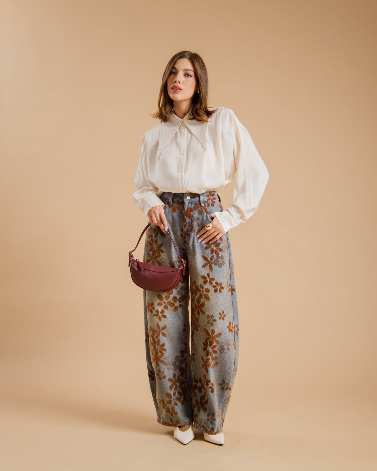 Jeans stampato ballon - 22591