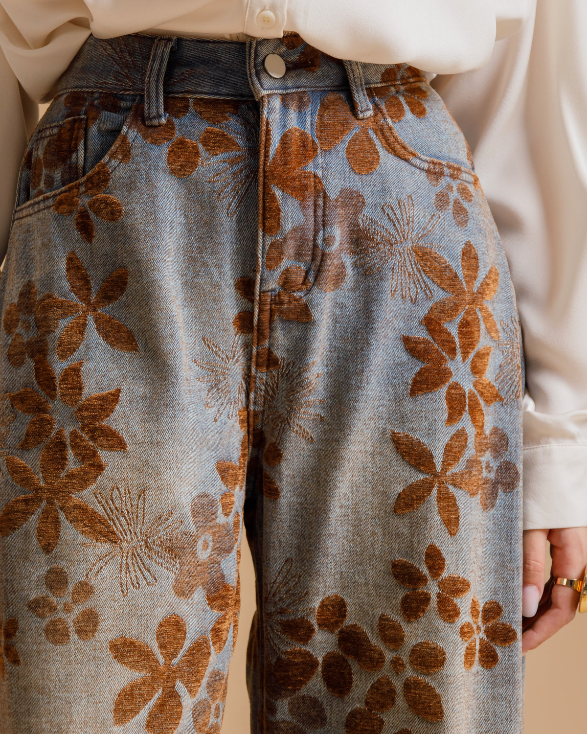 Jeans stampato ballon - 22591