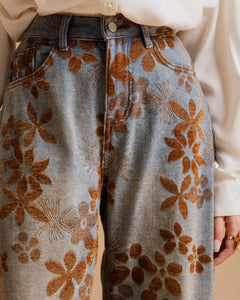 Jeans stampato ballon - 22591