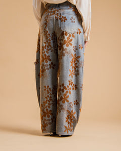 Jeans stampato ballon - 22591
