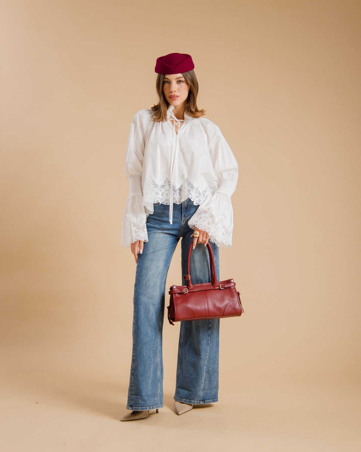 Camicia boho BIANCA - 31692