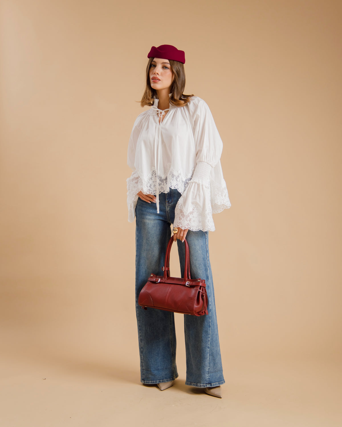 Camicia boho BIANCA - 31692