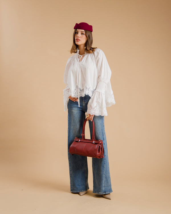 Camicia boho BIANCA - 31692