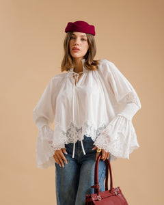 Camicia boho BIANCA - 31692