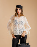 Camicia in pizzo PANNA - JM22828