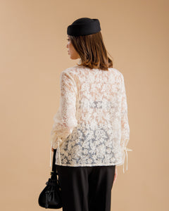 Camicia in pizzo PANNA - JM22828