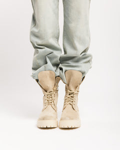 Anfibi in suede BEIGE CHIARO - 3000