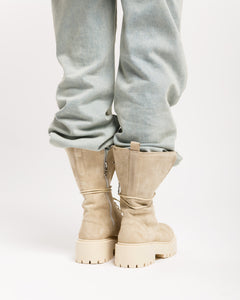 Anfibi in suede BEIGE CHIARO - 3000