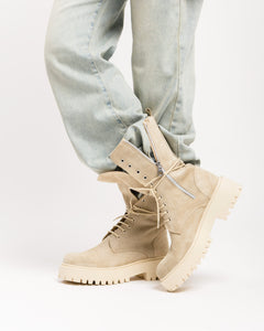 Anfibi in suede BEIGE CHIARO - 3000