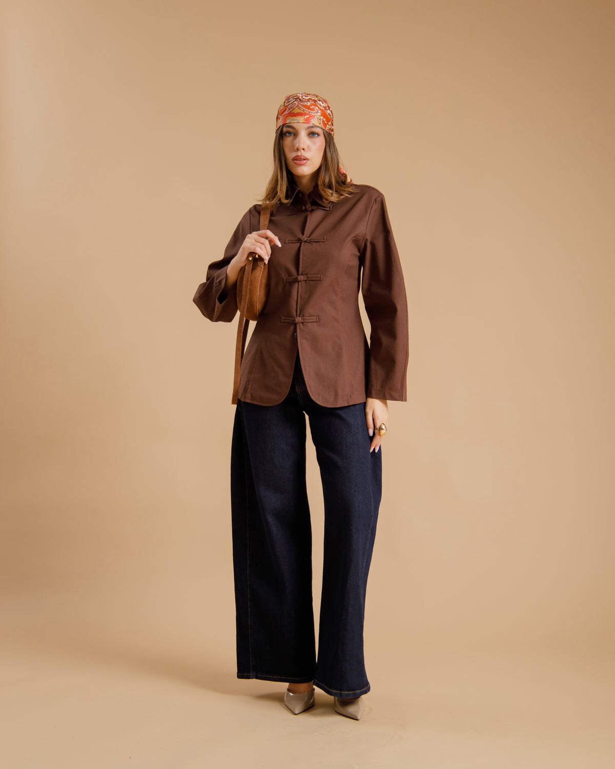 Camicia Japan MARRONE - 31668