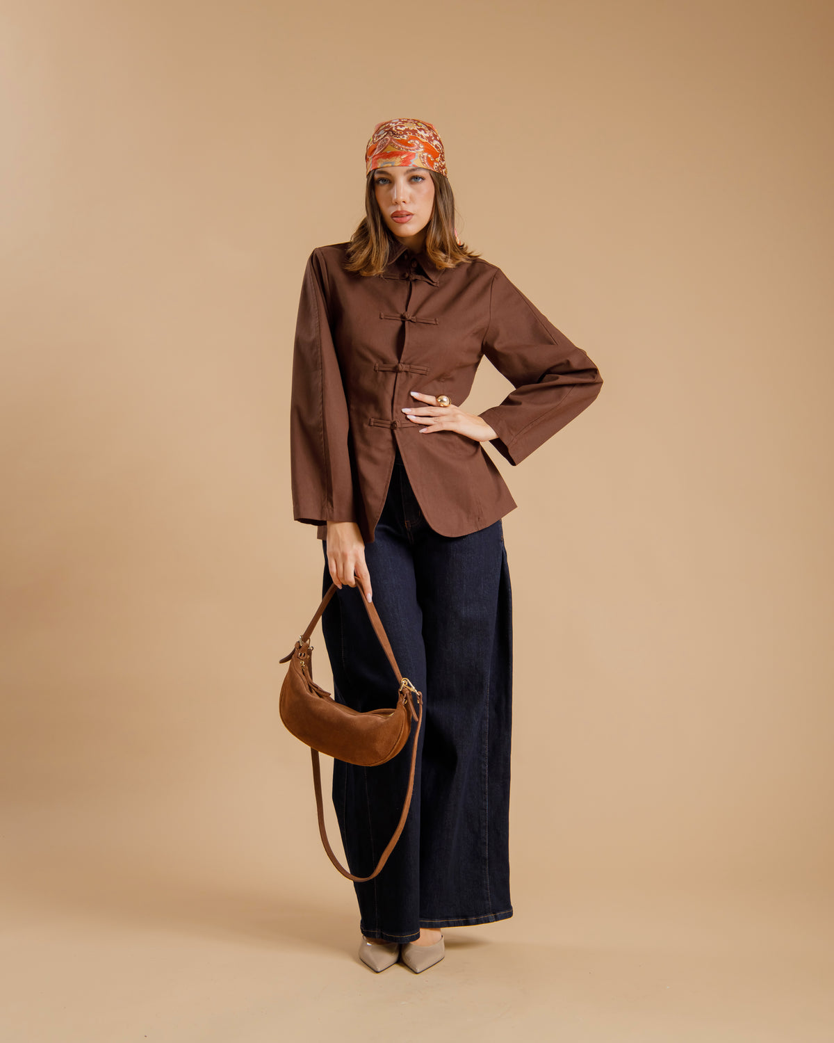 Camicia Japan MARRONE - 31668