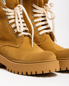 Anfibi in suede CAMEL - 3000