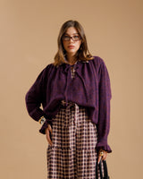 Maglione in lana con laccetto - AO8503