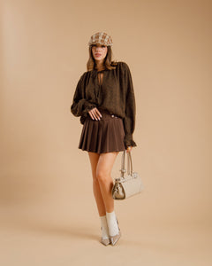 Maglione in lana con laccetto - AO8503