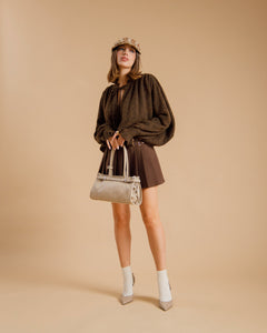 Maglione in lana con laccetto - AO8503