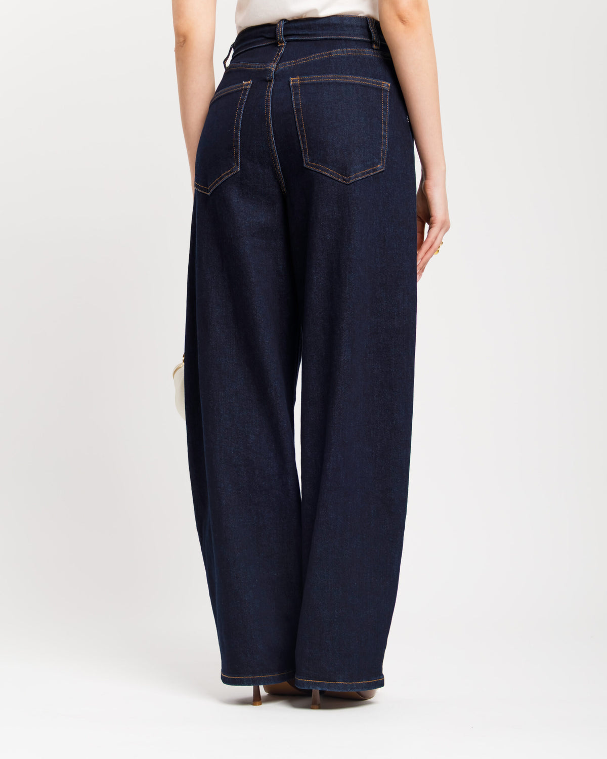 Jeans ballon con risvolto - 8963