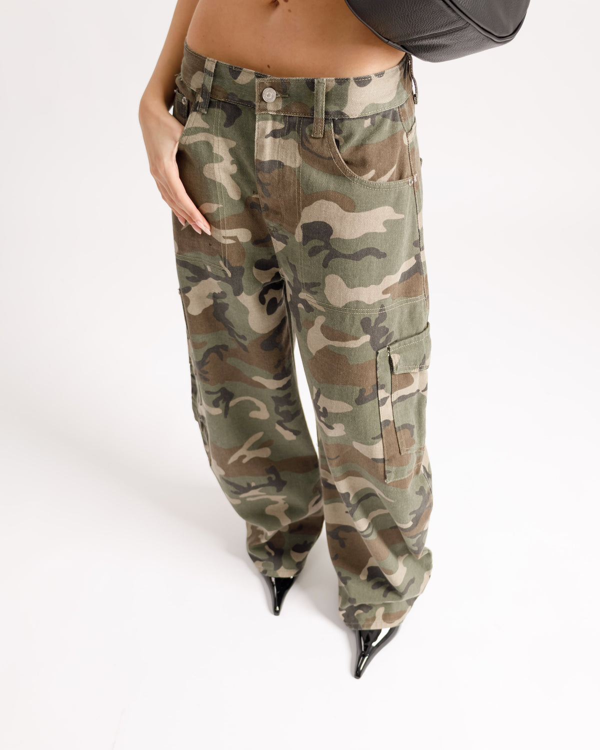 Jeans baggy camouflage - P12259